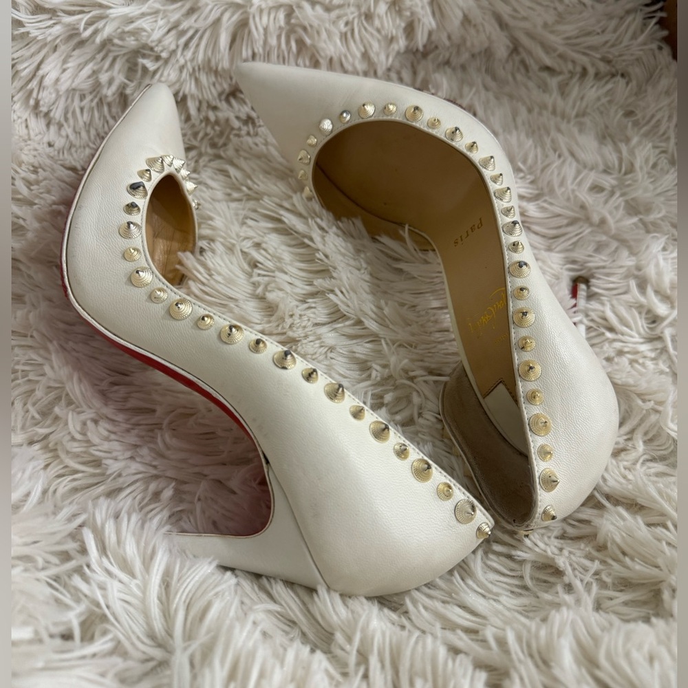 SOLD ❌CHRISTIAN LOUBOUTIN 
Shiny Nappa Irishell 100 Pumps 38.5 - Picture 8 of 8